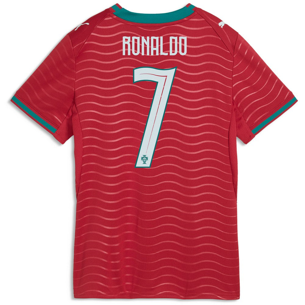 Cristiano Ronaldo Portugal National Team Women's 2026 Home Replica Jersey Red