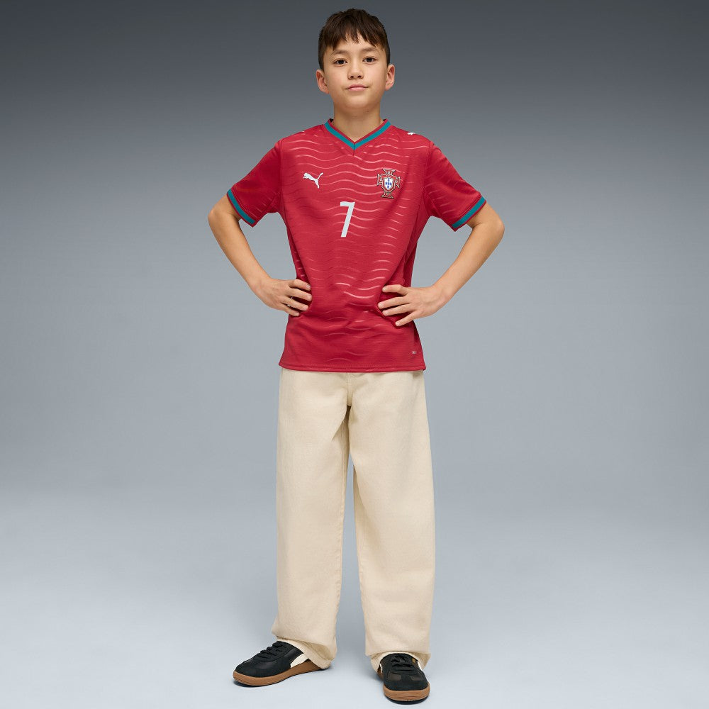 Cristiano Ronaldo Portugal National Team Youth 2026 Home Replica Jersey Red