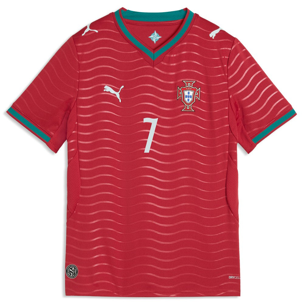 Cristiano Ronaldo Portugal National Team Youth 2026 Home Replica Jersey Red