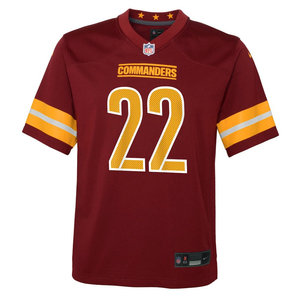 Jacory Croskey-Merritt Washington Commanders Youth Team Game Jersey Burgundy