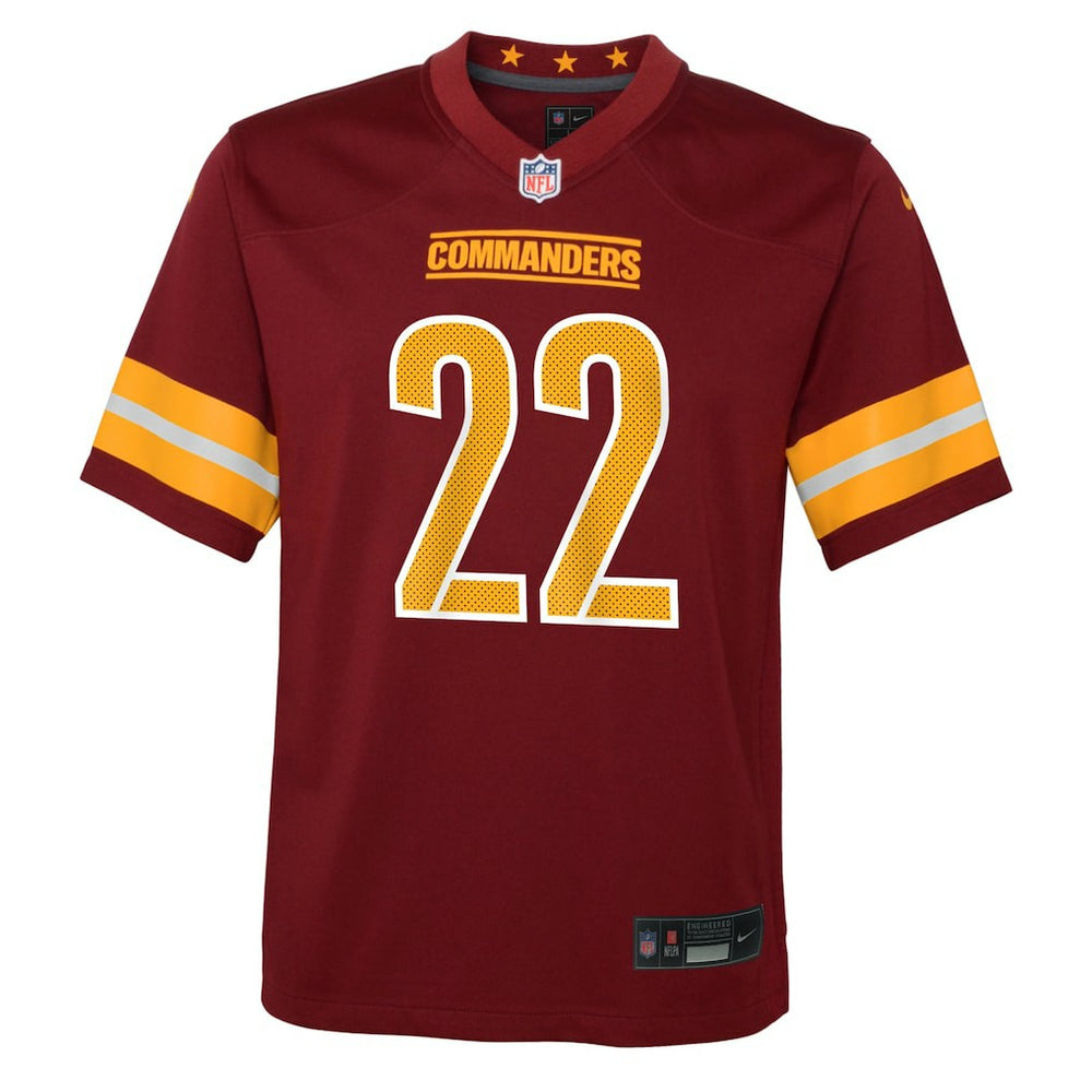Jacory Croskey-Merritt Washington Commanders Youth Team Game Jersey Burgundy