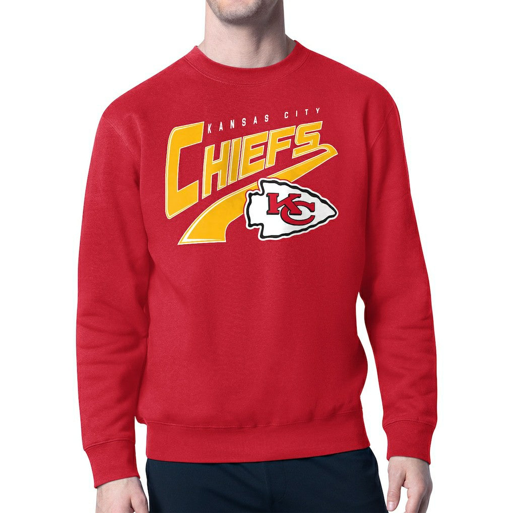 Kansas City Chiefs Starter Modern Tailsweep Fleece Sweatshirt Red