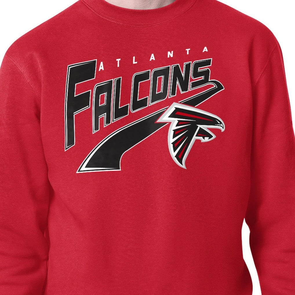 Atlanta Falcons Starter Modern Tailsweep Fleece Sweatshirt Red