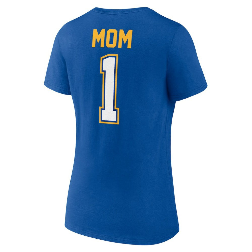 NHL Buffalo Sabres Women's Mother's Day V-Neck T-Shirt - Royal