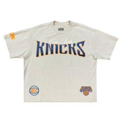 New York Knicks Legend Row Collection Premium T-Shirt Cream