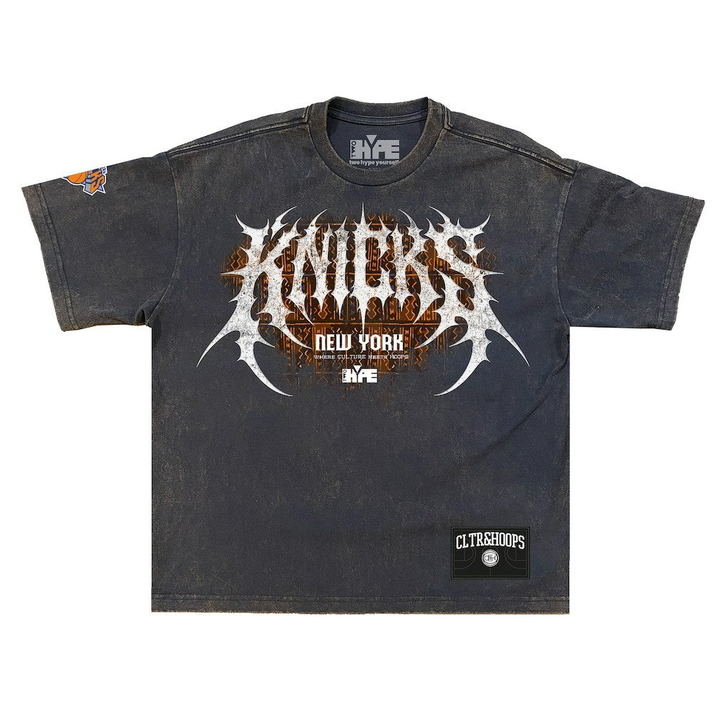 New York Knicks Shock Wave Collection Premium T-Shirt Gray