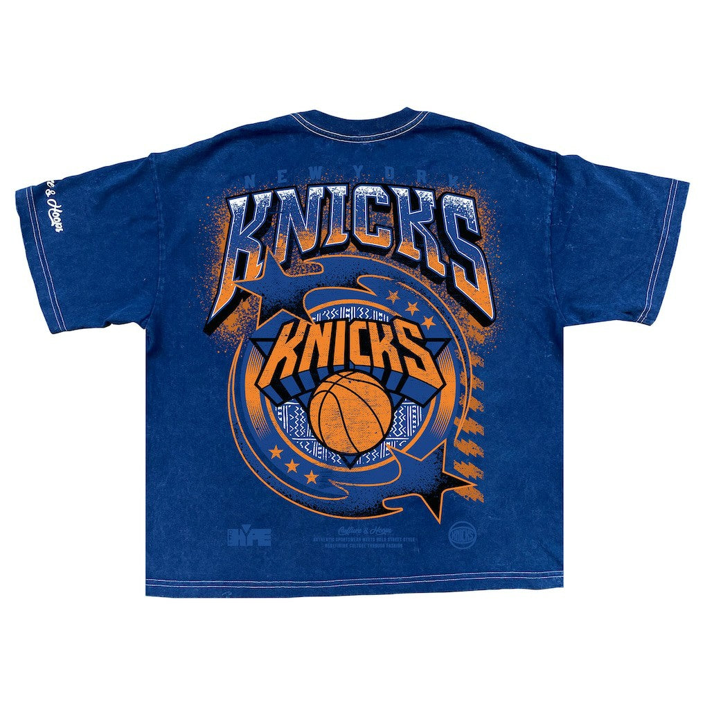 New York Knicks Drip & Dime Collection Premium T-Shirt Blue