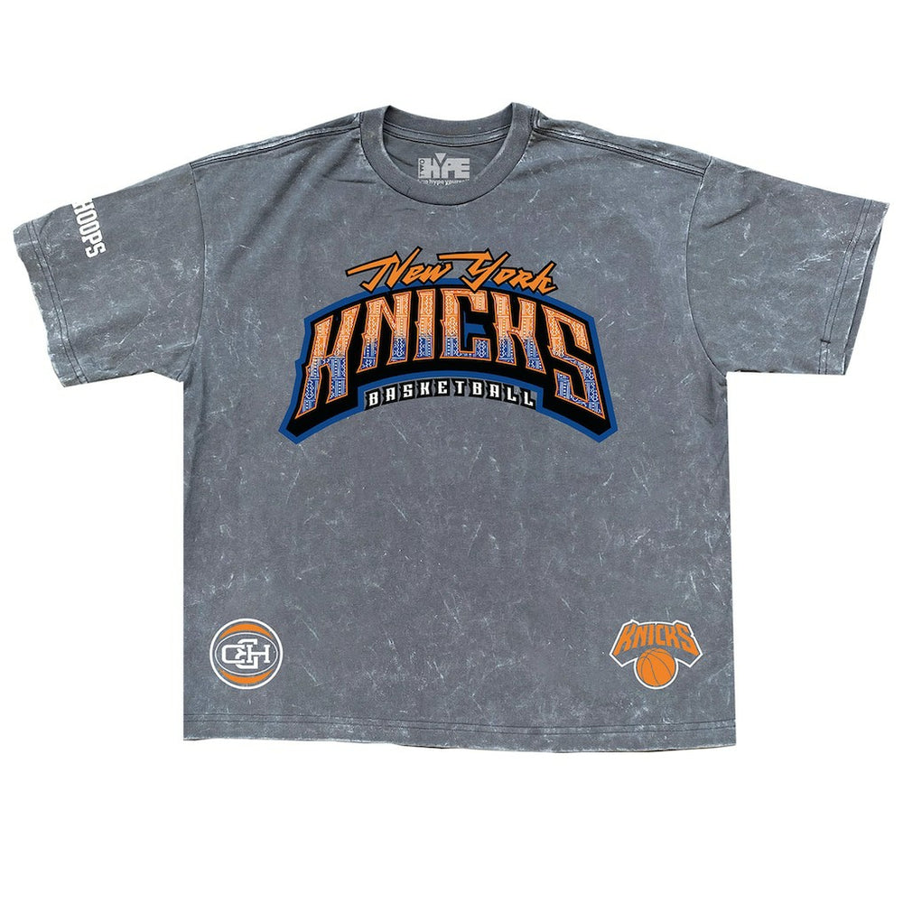 New York Knicks Banner Era Collection Premium T-Shirt Gray