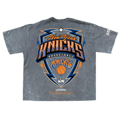 New York Knicks Banner Era Collection Premium T-Shirt Gray