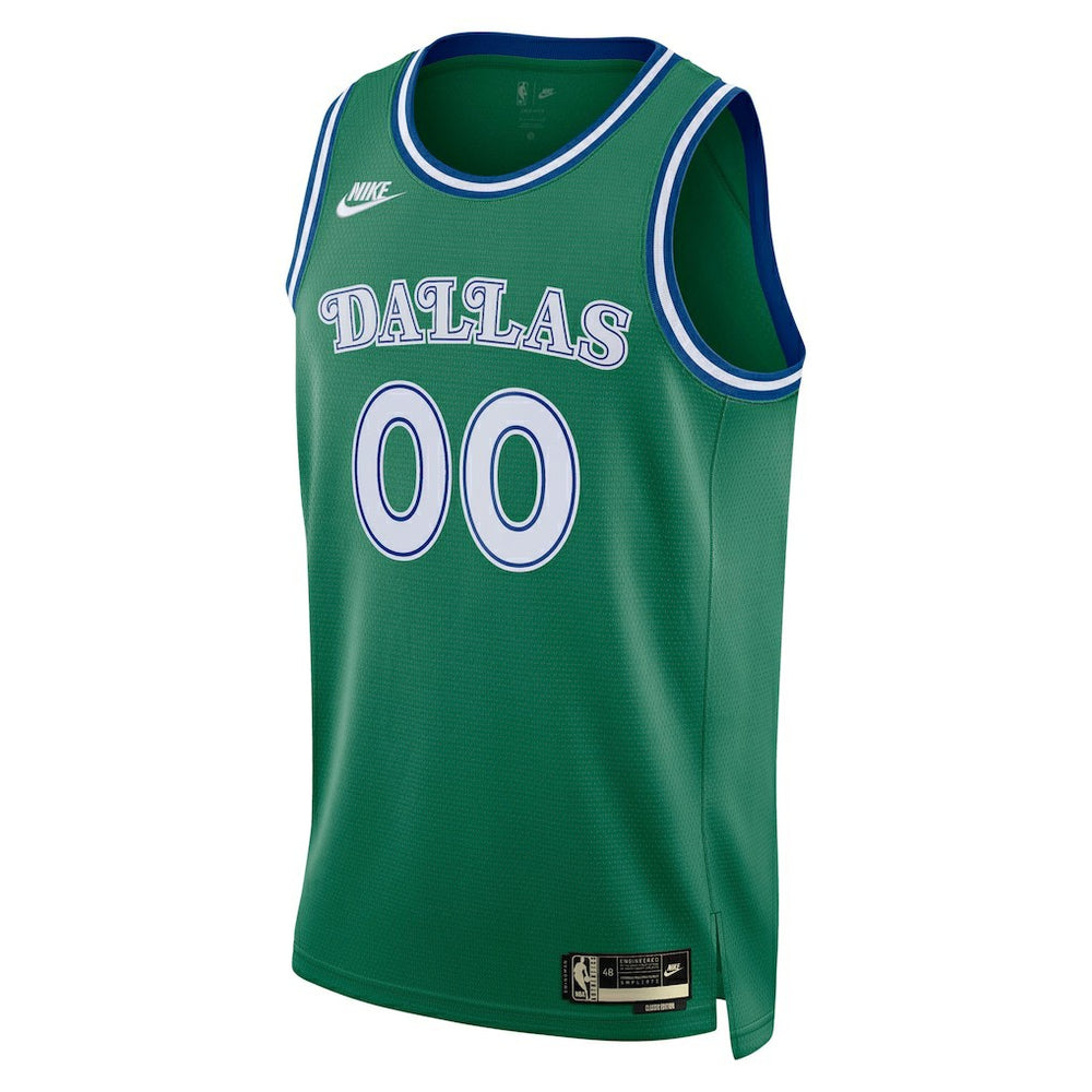 Dallas Mavericks Unisex Swingman Custom Jersey Classic Editi- Green