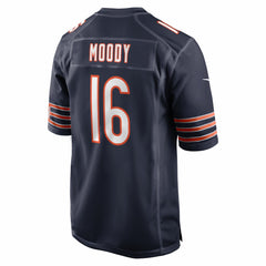 Jake Moody Chicago Bears Team Game Jersey Navy