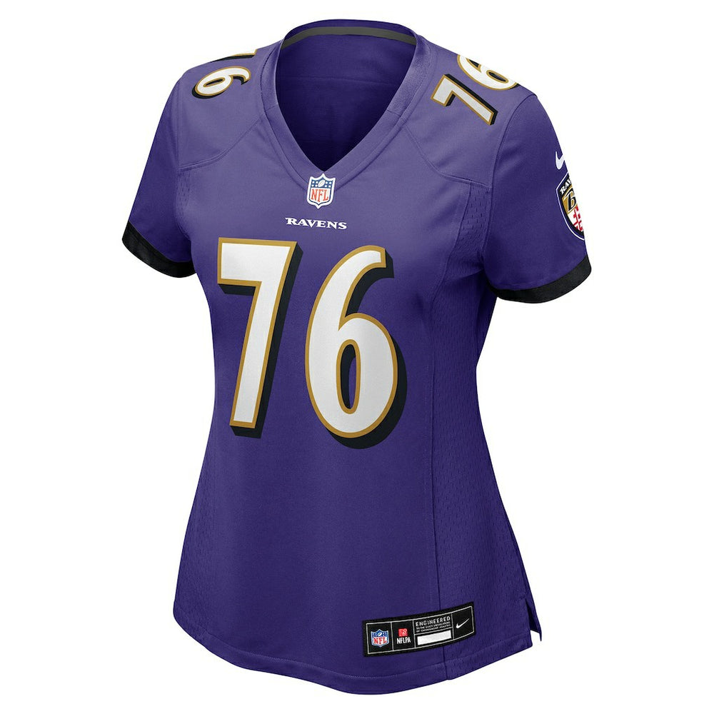 Kenyon Green Baltimore Ravens Women's Team Game Jersey Purple