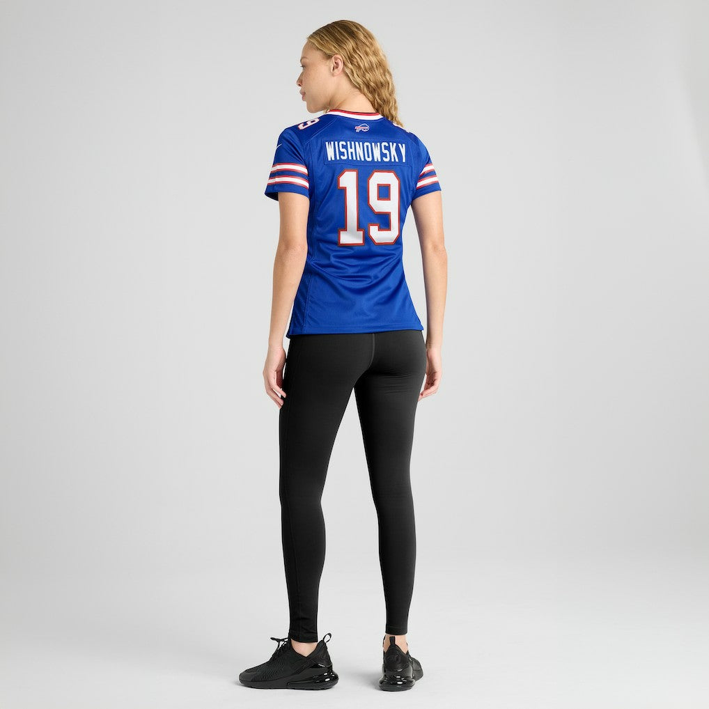 Mitch Wishnowsky Buffalo Bills Women's Team Game Jersey Royal