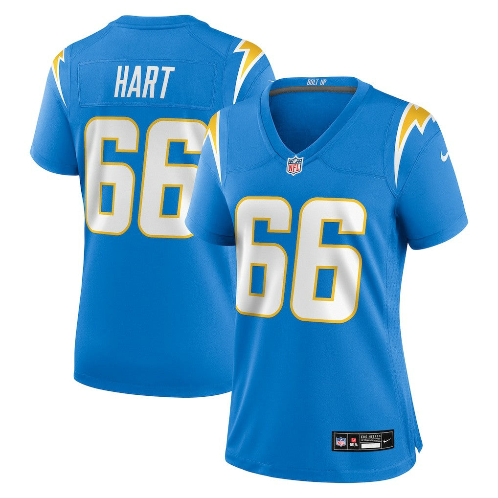 Bobby Hart Los Angeles Chargers Women's Team Game Jersey Powder Blue