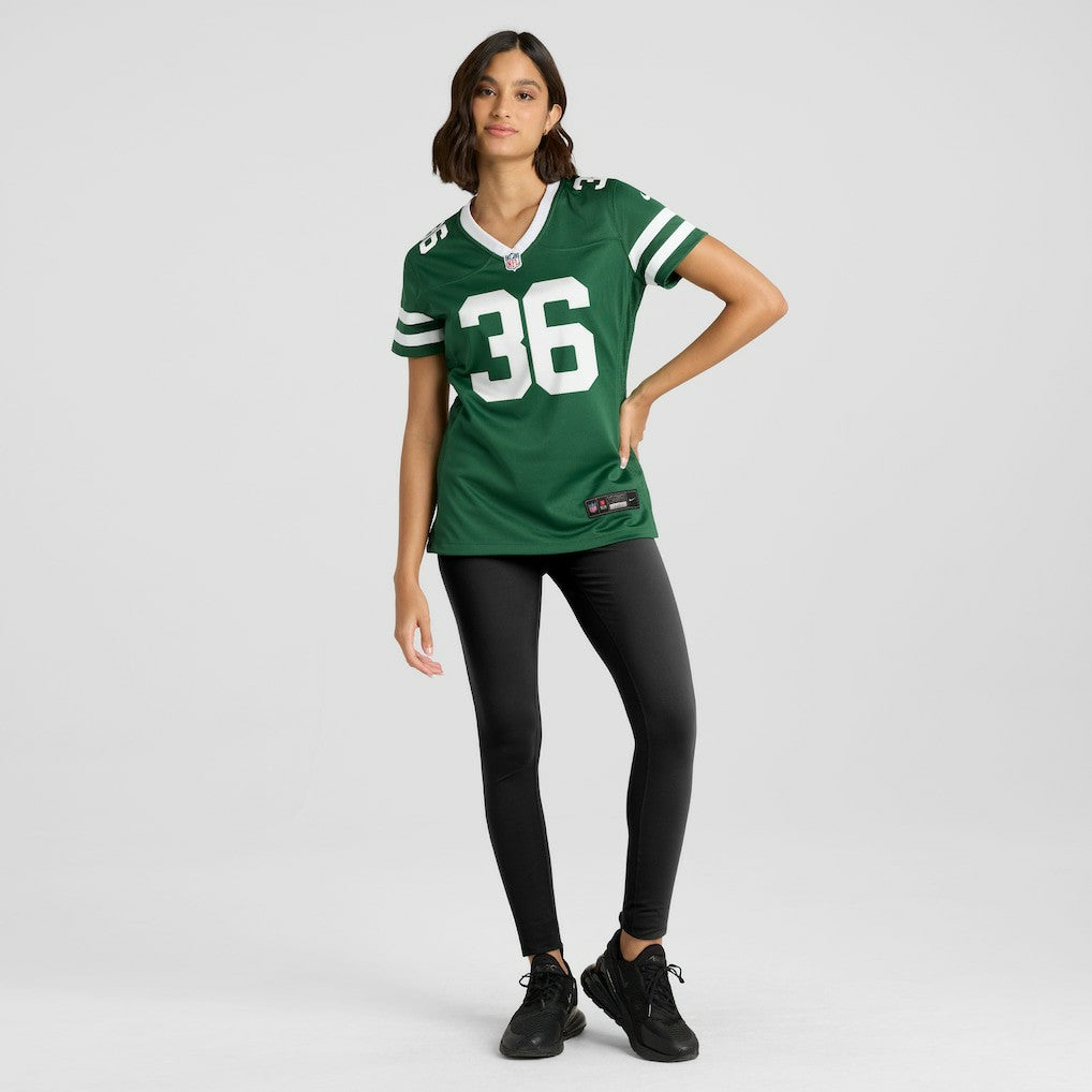 Khalil Herbert New York Jets Women's Team Game Jersey Legacy Green