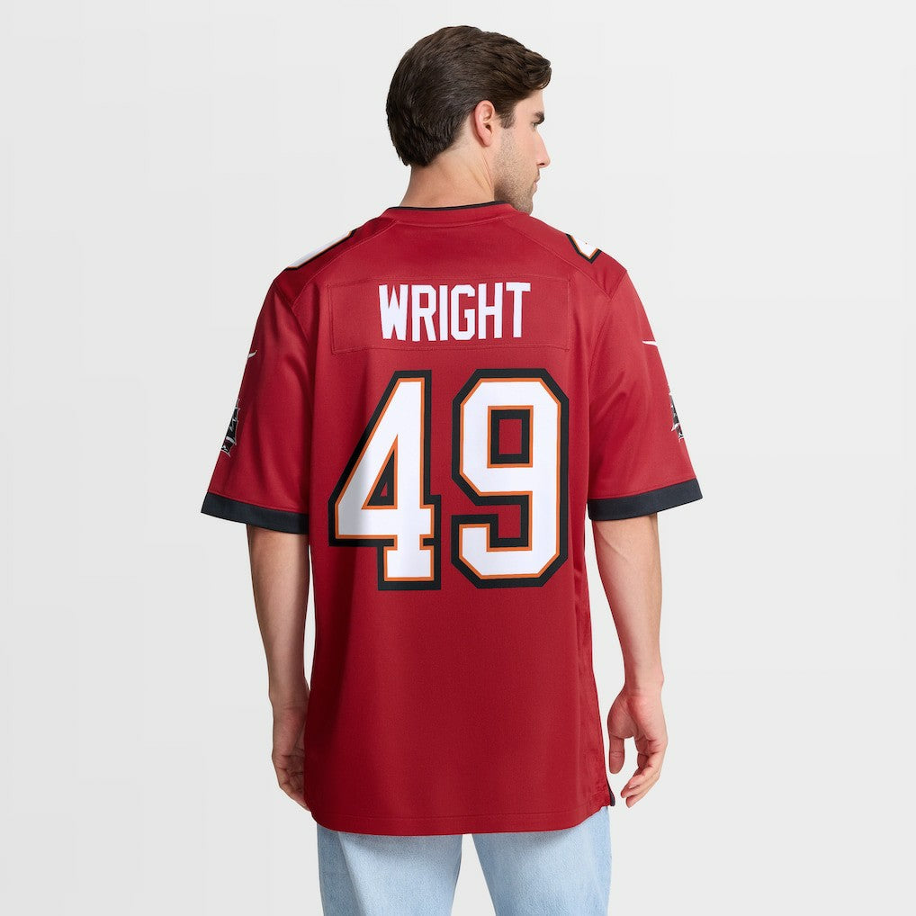 Owen Wright Tampa Bay Buccaneers Team Game Jersey Red