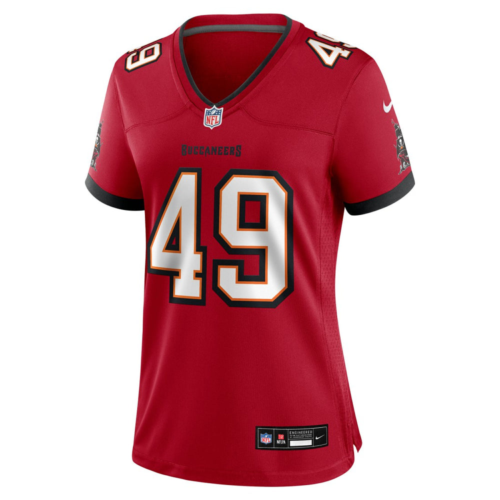 Owen Wright Tampa Bay Buccaneers Women's Team Game Jersey Red