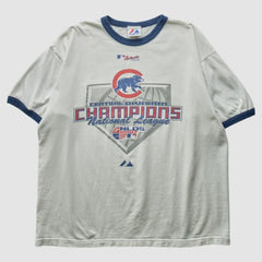 Chicago Cubs Majestic 2007 T-Shirt - White - M by Fanatics Real Vintage T-shirts