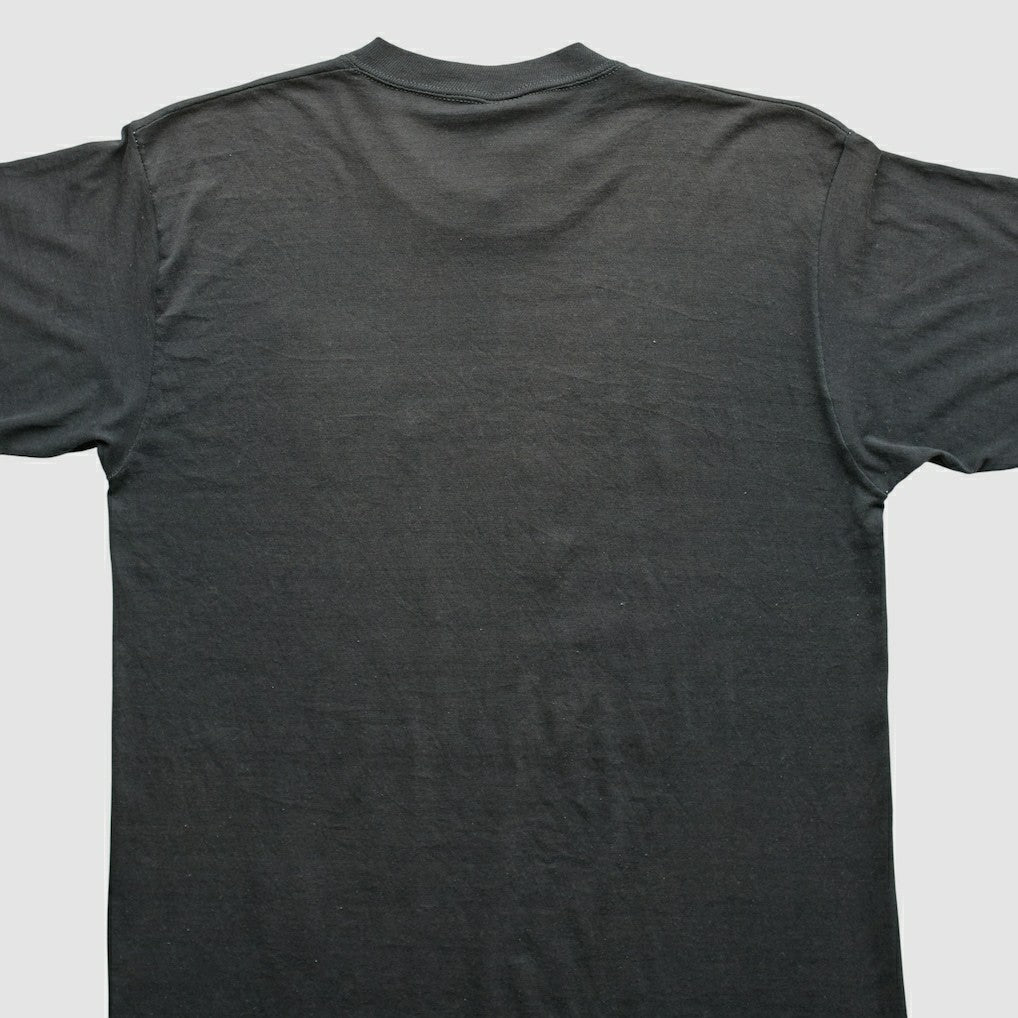 Pittsburgh Steelers Logo 7 80s T-Shirt Black Vintage