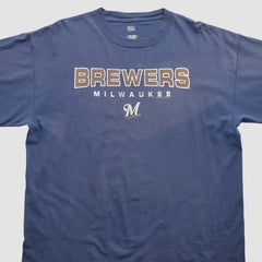 Milwaukee Brewers Lee Apparel 2007 T-Shirt - Navy - 2XL by Fanatics Real Vintage T-shirts