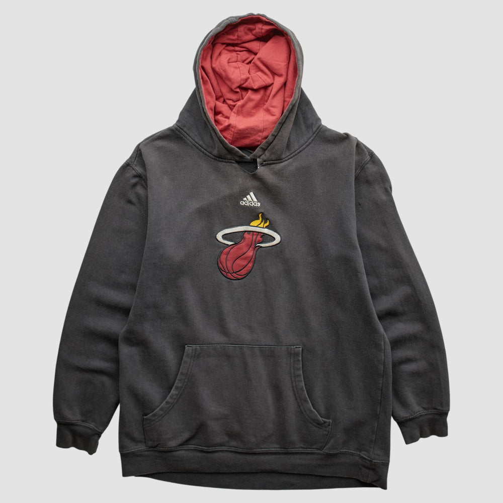 Miami Heat 2000s Pullover Sweatshirt Charcoal Vintage