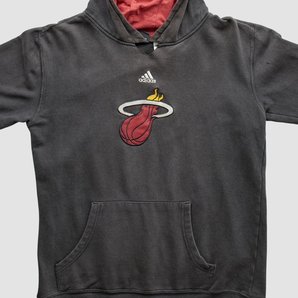 Miami Heat 2000s Pullover Sweatshirt Charcoal Vintage