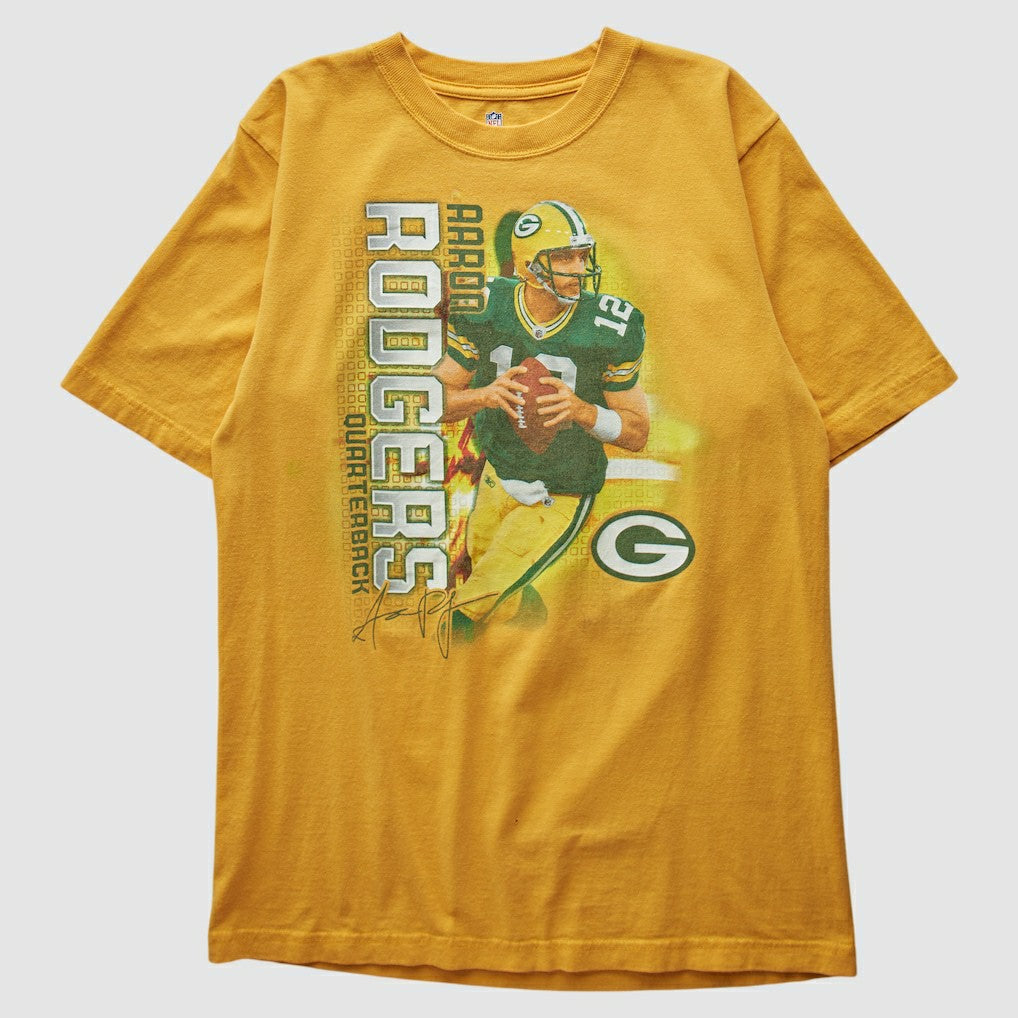 Green Bay Packers NFL 2010s T-Shirt Yellow Vintage
