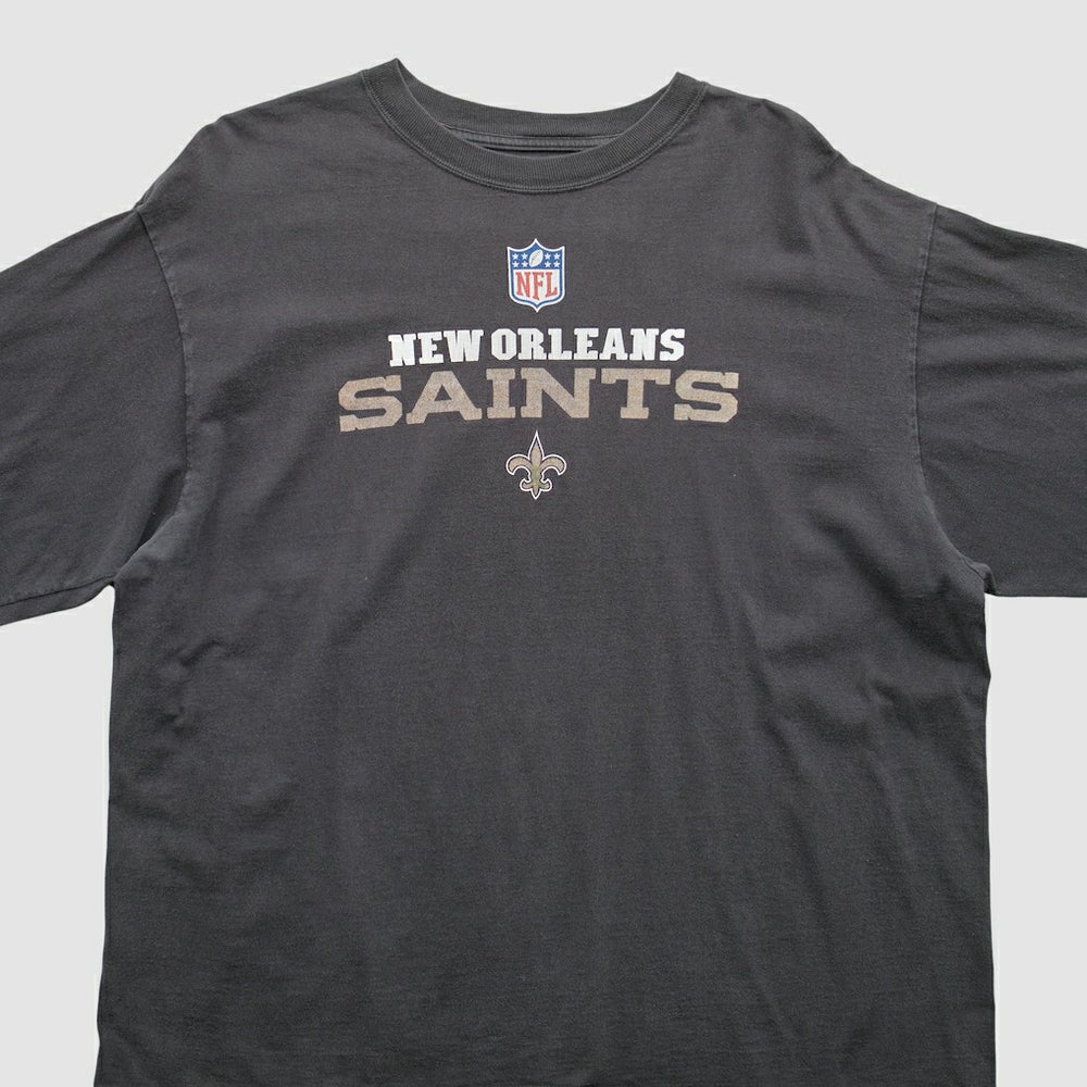 New Orleans Saints 2000s Long Sleeve T-Shirt Black Vintage
