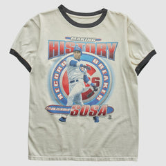 Chicago Cubs Starter 1996 T-Shirt - White - S by Fanatics Real Vintage T-shirts