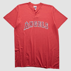 Los Angeles Angels Majestic 2000s T-Shirt - Red - XL by Fanatics Real Vintage T-shirts