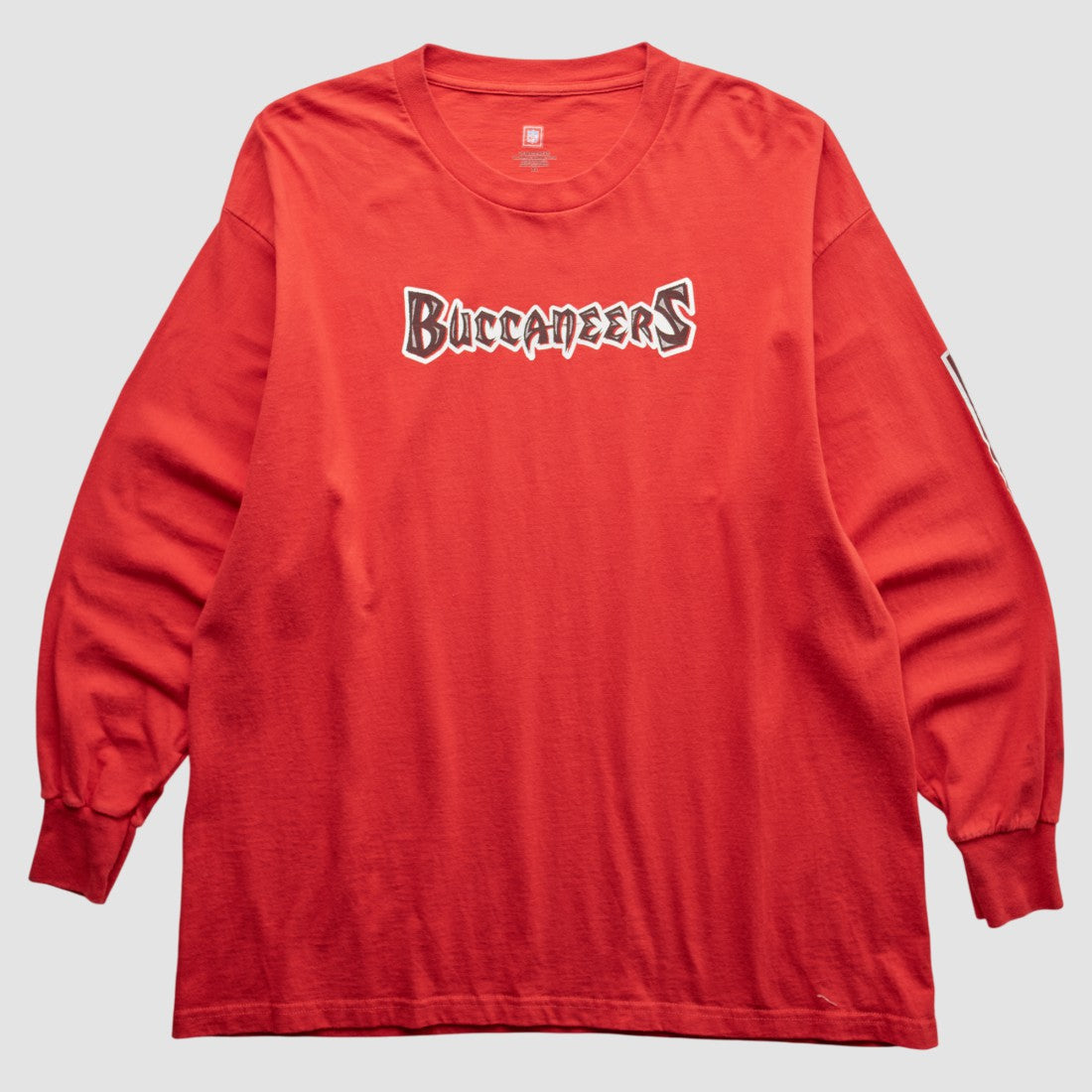 Tampa Bay Buccaneers NFL 2000s Long Sleeve T-Shirt Red Vintage