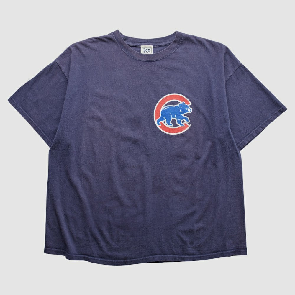 Chicago Cubs Lee Apparel 2000s T-Shirt - Navy - 2XL by Fanatics Real Vintage T-shirts
