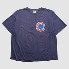 Chicago Cubs Lee Apparel 2000s T-Shirt - Navy - 2XL by Fanatics Real Vintage T-shirts