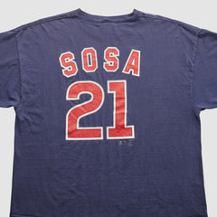 Chicago Cubs Lee Apparel 2000s T-Shirt - Navy - 2XL by Fanatics Real Vintage T-shirts