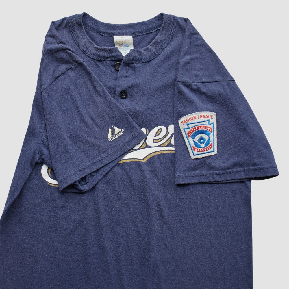 Milwaukee Brewers Majestic 2000s T-Shirt - Navy - M by Fanatics Real Vintage T-shirts