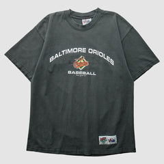 Baltimore Orioles Majestic 1999 T-Shirt - Charcoal - XS by Fanatics Real Vintage T-shirts