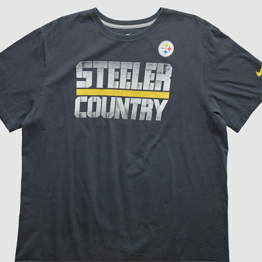Pittsburgh Steelers 2010s T-Shirt Black Vintage