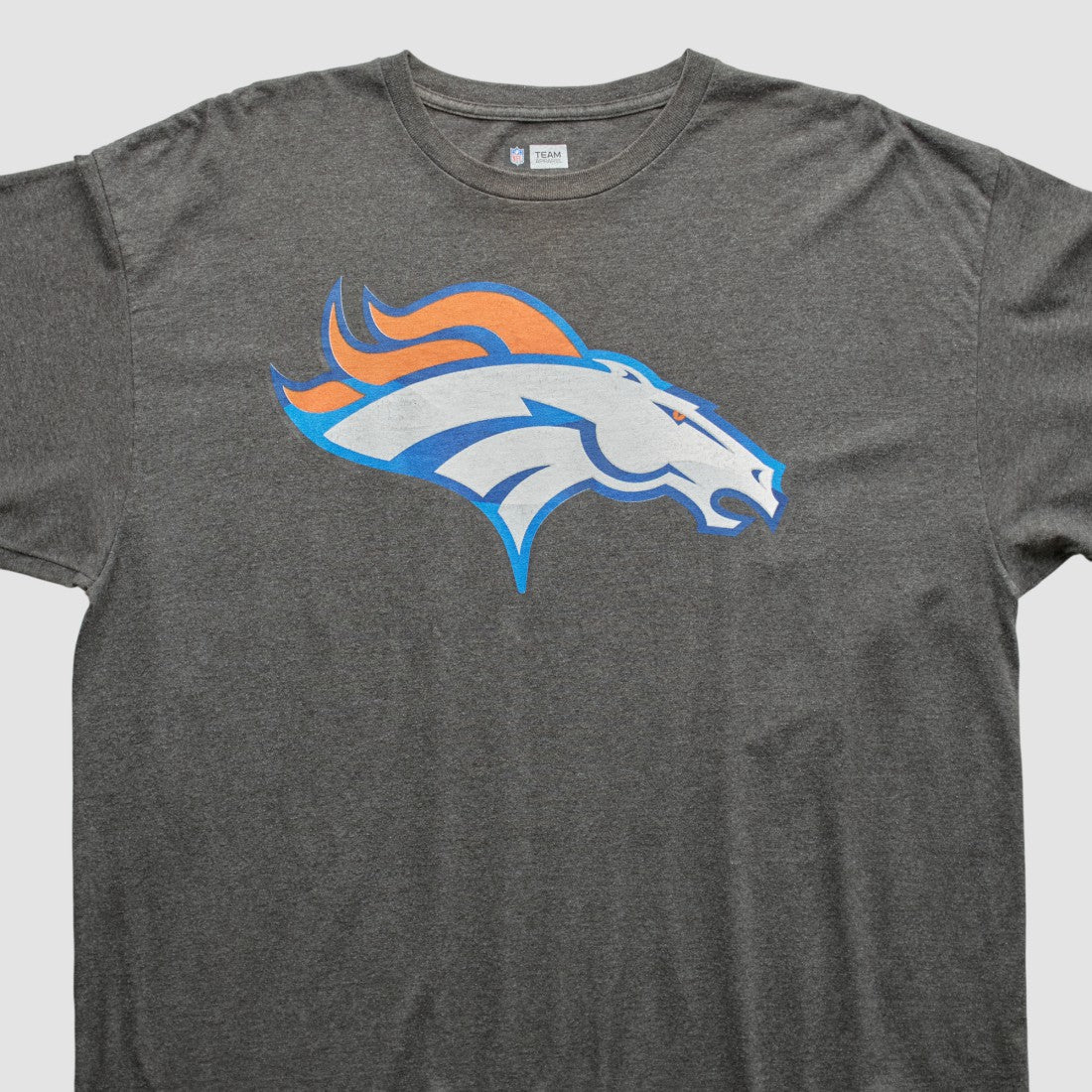 Denver Broncos 2010s Long Sleeve T-Shirt Dark Heather Gray Vintage