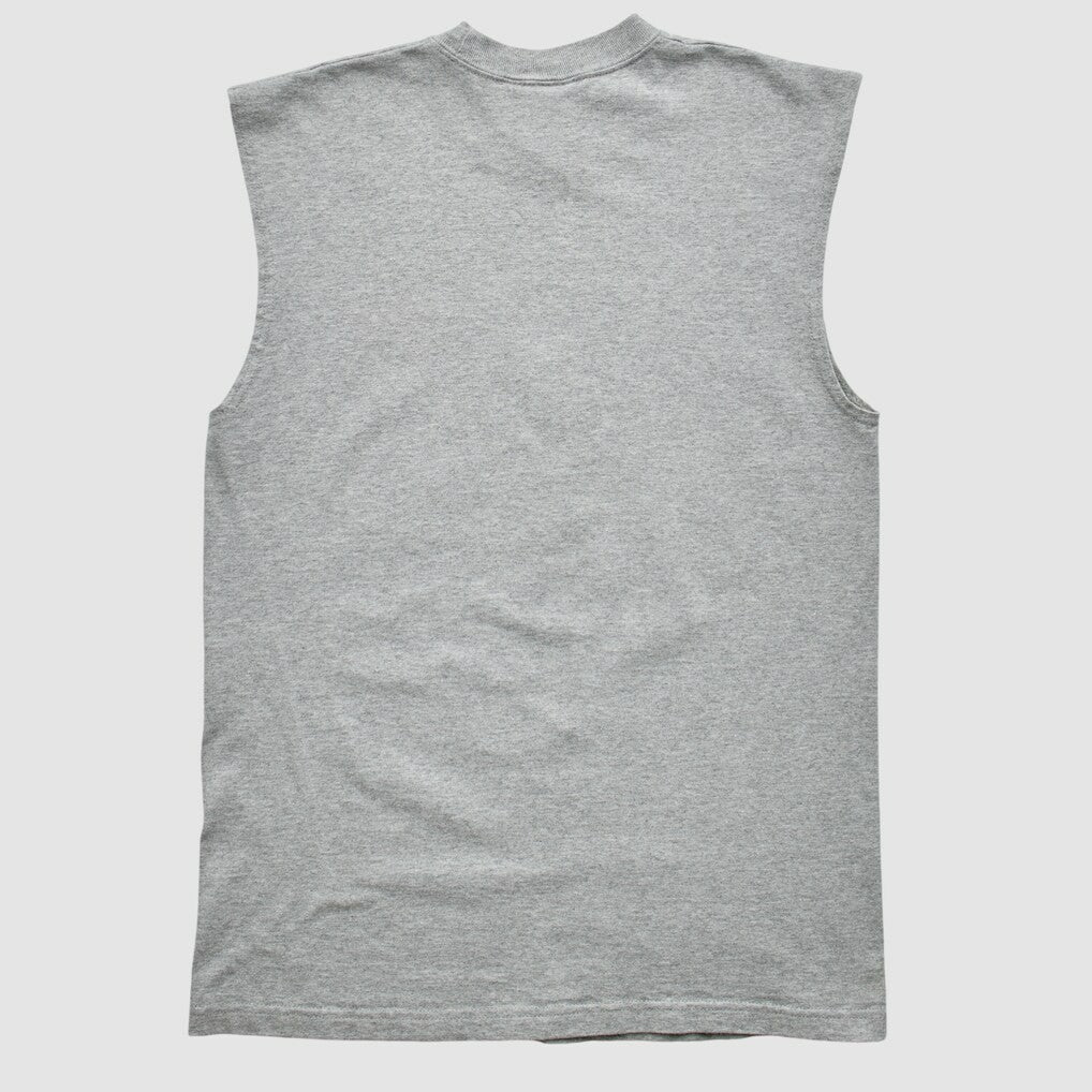 Green Bay Packers Logo Athletic 2000s Tank Heather Gray Vintage