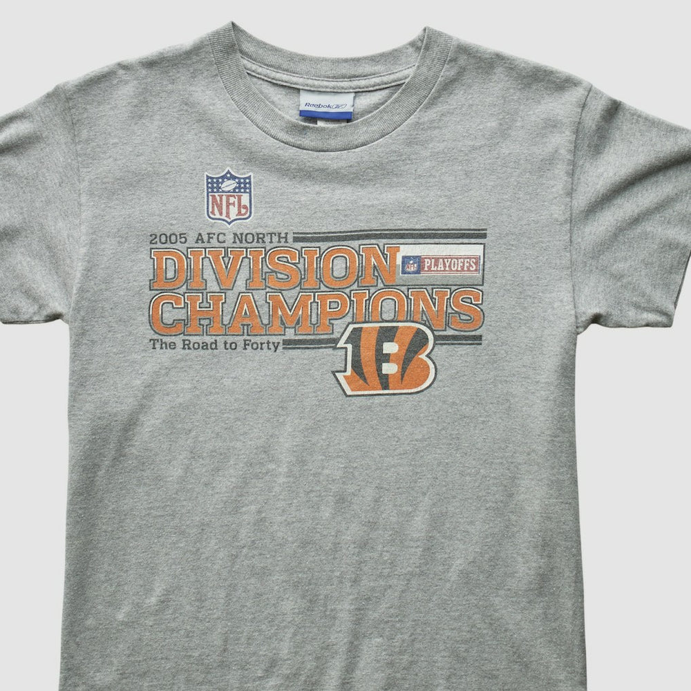 Cincinnati Bengals Reebok 2005 T-Shirt Gray Vintage