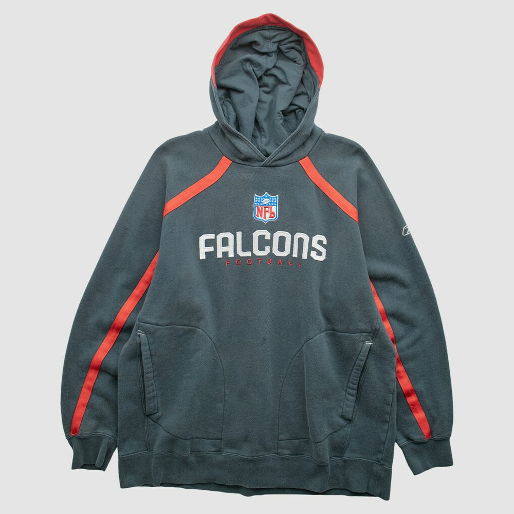 Atlanta Falcons Reebok 2000s Pullover Sweatshirt Charcoal Vintage