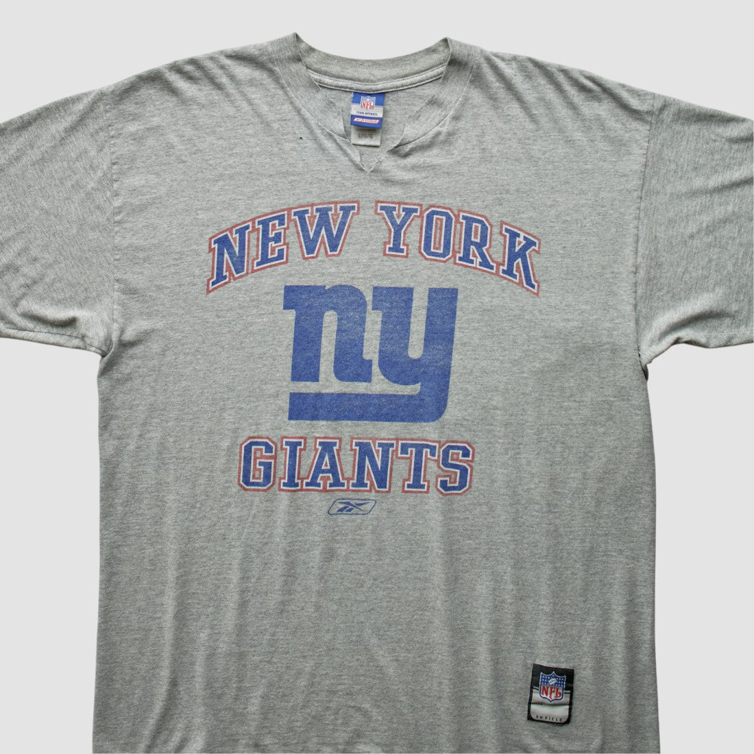 New York Giants Reebok 2000s T-Shirt Heather Gray Vintage