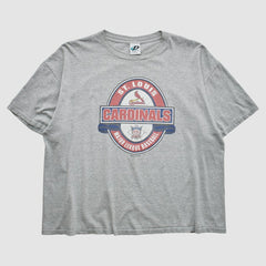 St. Louis Cardinals Dynasty 2003 T-Shirt - Heather Gray - XL by Fanatics Real Vintage T-shirts