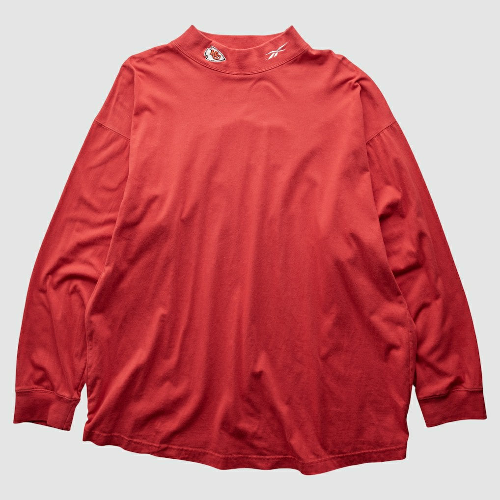Kansas City Chiefs Reebok 2000s Long Sleeve T-Shirt Red Vintage