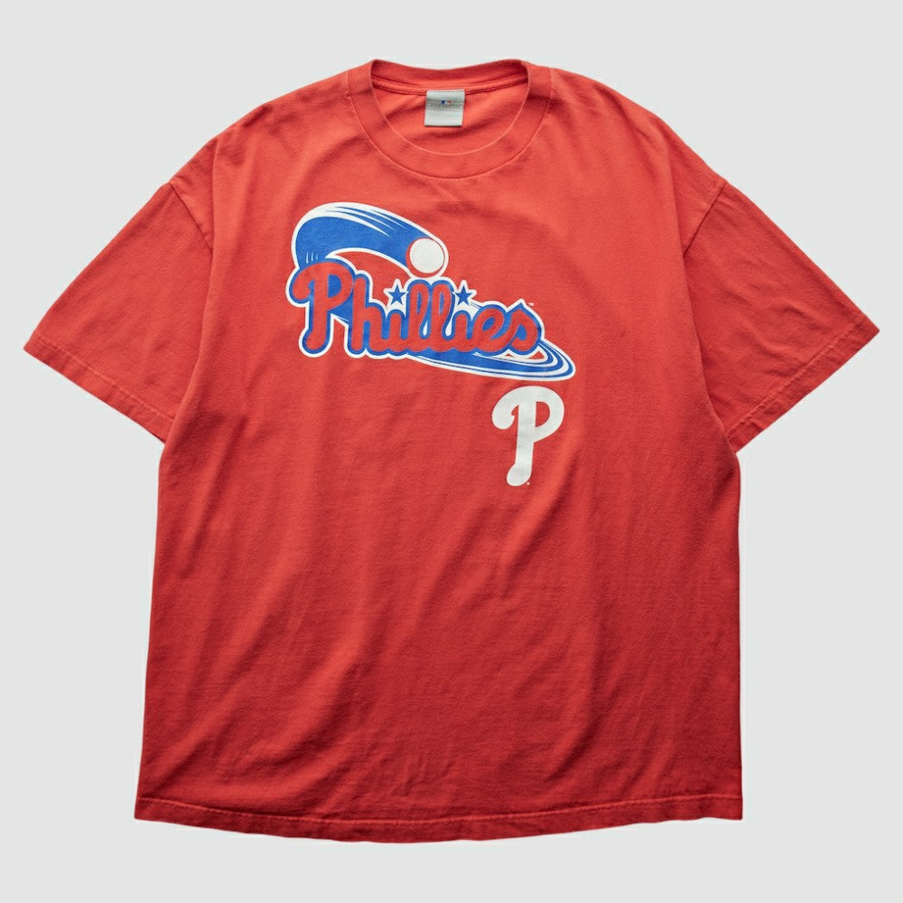 Philadelphia Phillies 2000s T-Shirt - Red - 2XL by Fanatics Real Vintage T-shirts