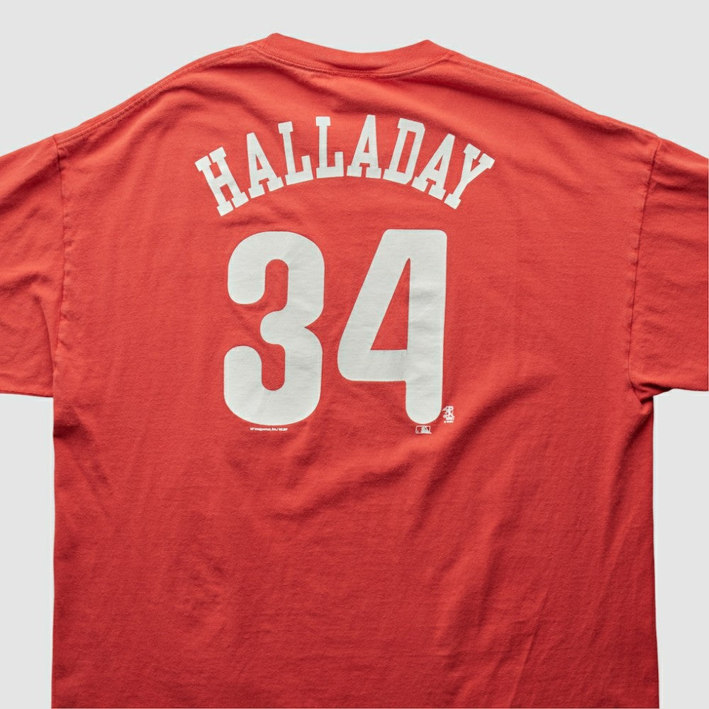 Philadelphia Phillies 2000s T-Shirt - Red - 2XL by Fanatics Real Vintage T-shirts