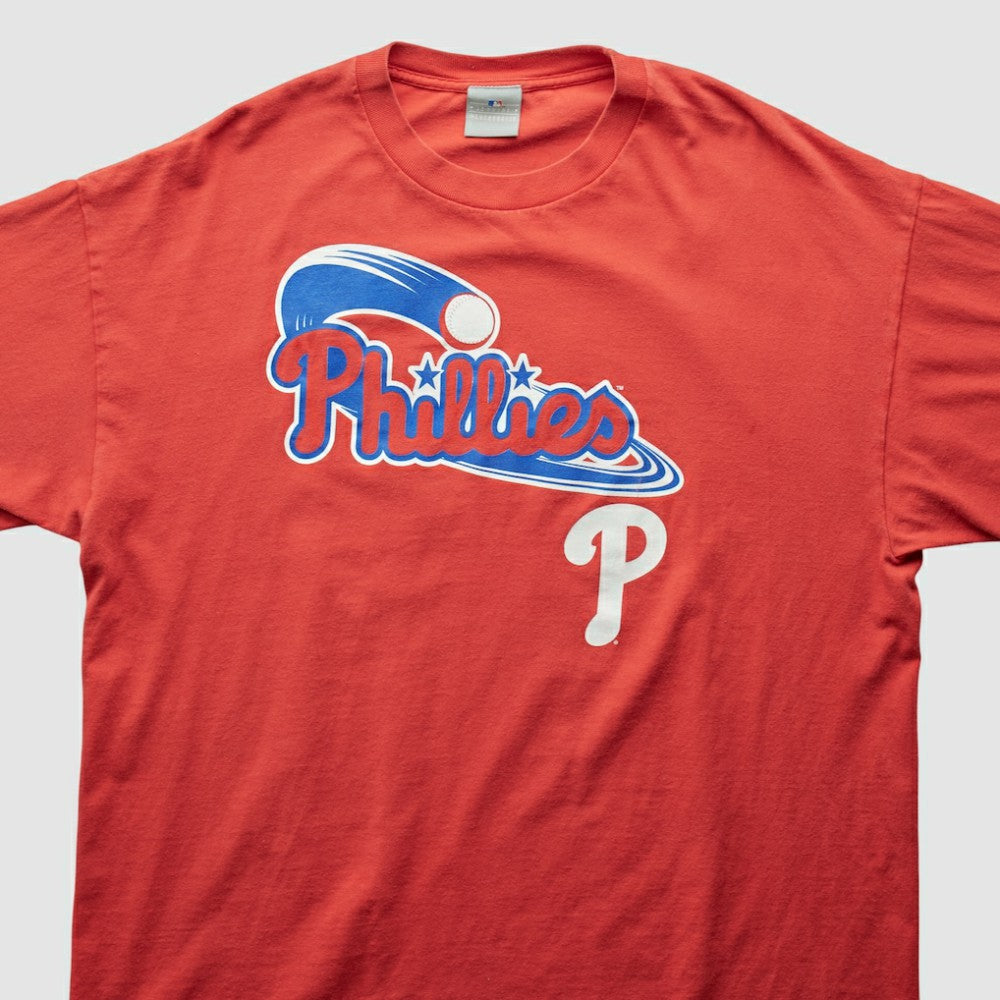 Philadelphia Phillies 2000s T-Shirt - Red - 2XL by Fanatics Real Vintage T-shirts