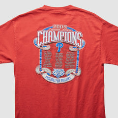 Philadelphia Phillies Majestic 2009 T-Shirt - Red - M by Fanatics Real Vintage T-shirts