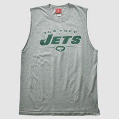 New York Jets NFL 2000s Tank Heather Gray Vintage