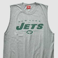 New York Jets NFL 2000s Tank Heather Gray Vintage